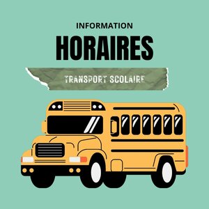 Horaire transport scolaire