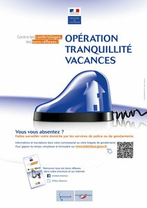 Opération tranquillité vacances