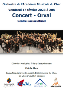 Concert  par l'Orchestre de l'Académie Musicale du Cher